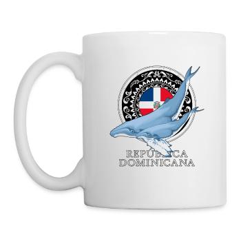 Buckelwal Dominikanische Republik - Tasse - Weiß - Links