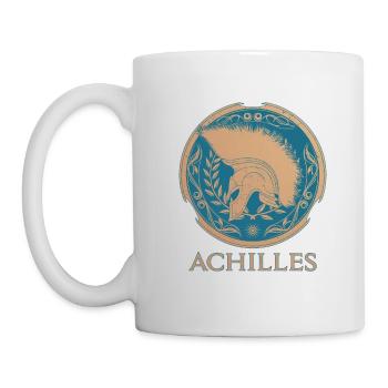 Achilles Greek warrior - Mug - white - Left