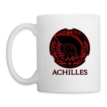 Achilles Greek warrior - Mug - white - Left