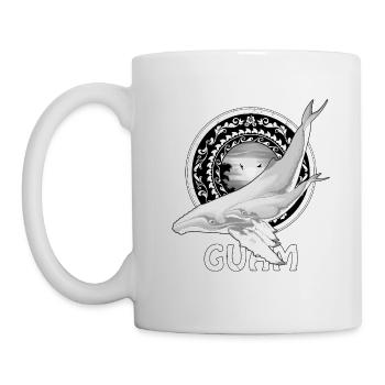 Guam Buckelwal - Tasse - Weiß - Links