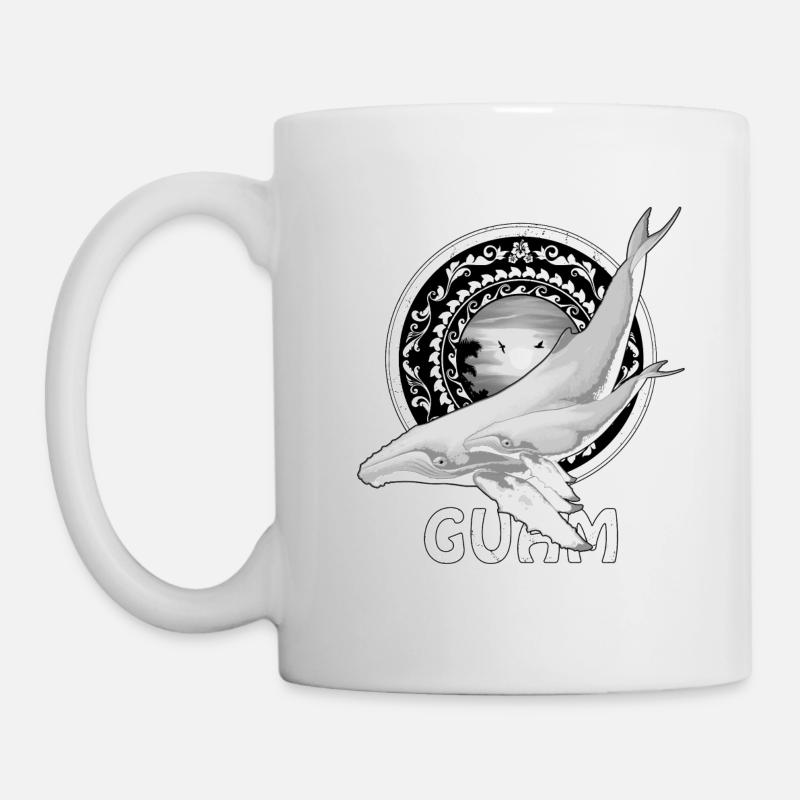 Guam Buckelwal - Tasse - Weiß