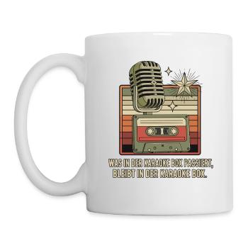 What happens in the Karaoke Box remains in the... - Mug - white - Left