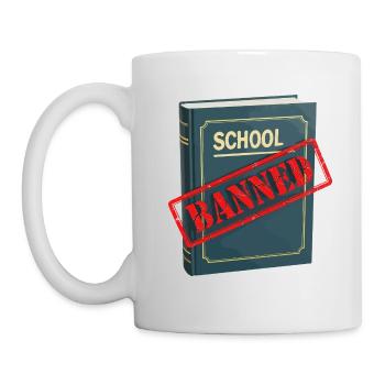 Book Banned - Mug - white - Left