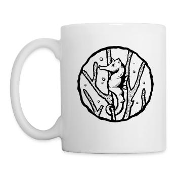 sea horse - Mug - white - Left