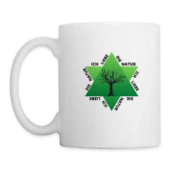 ICH LIEBE DIE NATUR - Für Naturliebhaber - Tasse - Weiß - Links