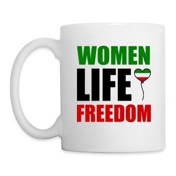 Women life freedom - Mug - white - Left