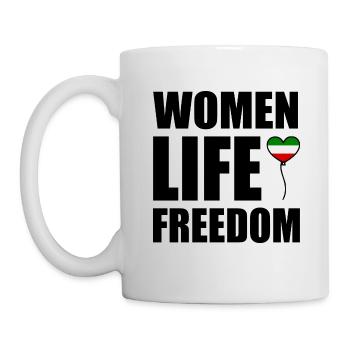 Women life freedom - Mug - white - Left