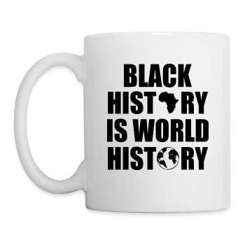 Black history is world history - Mug - white - Left