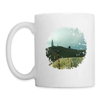 Mont Ventoux is a legendary mountain - Mug - white - Left