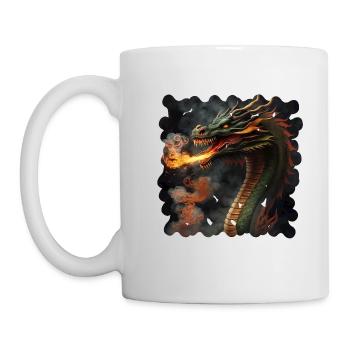 Dragons are considered lucky charms - Mug - white - Left
