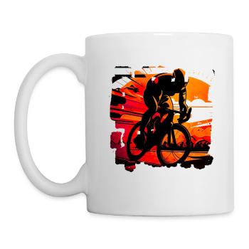 There are different types of cycling races - Mug - white - Left