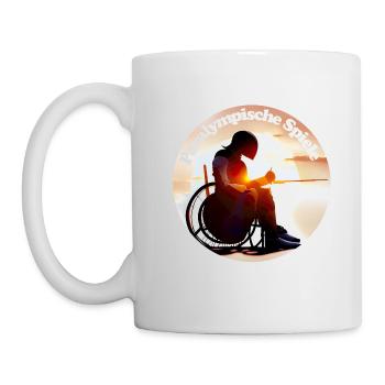 Die Paralympischen Spiele bauen Klischees ab - Tasse - Weiß - Links