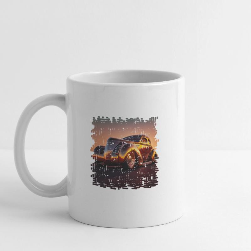Beschleunigungsrennen oder Drag Racing Tasse