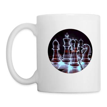 Chess is a strategic board game - Mug - white - Left