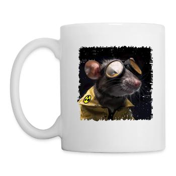 Rats have poor eyesight - Mug - white - Left