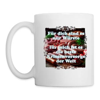 Krisenprävention ist heute wichtiger denn je - Tasse - Weiß - Links