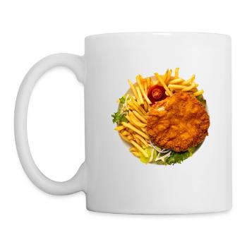 Ich esse nichts was Augen hat? - Tasse - Weiß - Links
