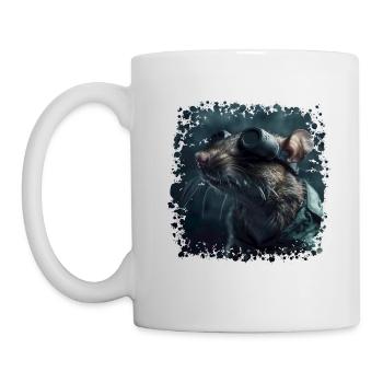 Rats see poorly - Mug - white - Left