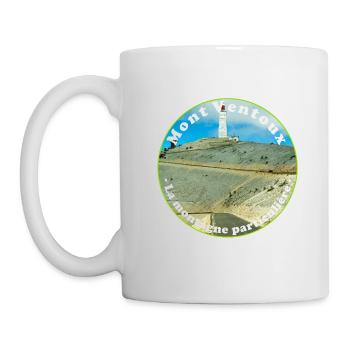 Rennradfahren auf dem Mont Ventoux - Tasse - Weiß - Links