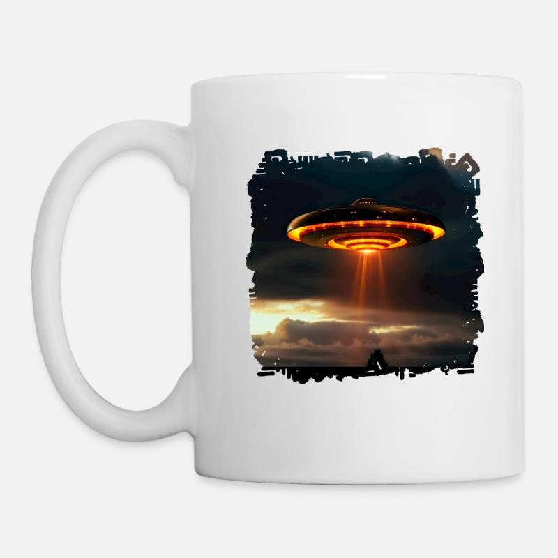 Augmentation des observations d’OVNIS - Mug blanc - blanc