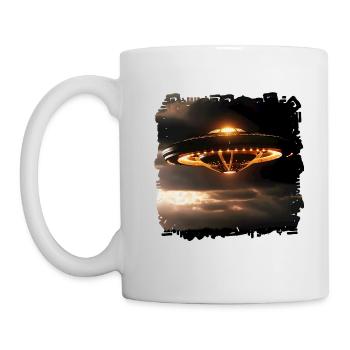 Le gouvernement américain montre des vidéos d’ovnis - Mug blanc - blanc - Gauche