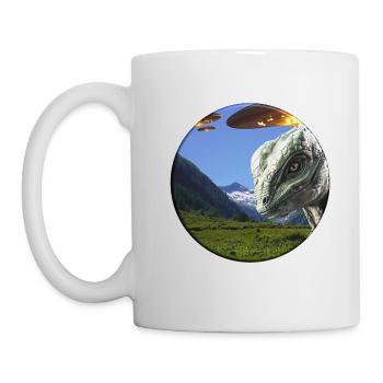 Das Aufstellen einer Wildkamera hat sich gelohnt - Tasse - Weiß - Links