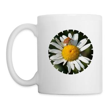 Flowers and insects are inextricably linked - Mug - white - Left