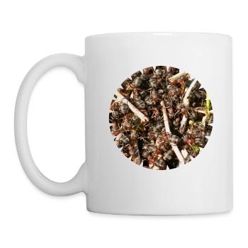 Waldameisen sind wichtige Waldbewohner - Tasse - Weiß - Links