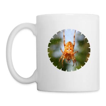 The spider, a species of spider in Europe - Mug - white - Left