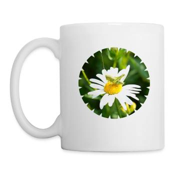 Flowers and insects need each other - Mug - white - Left