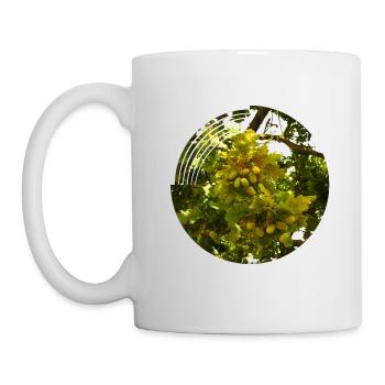 En automne, les glands tombent des arbres - Mug blanc - blanc - Gauche