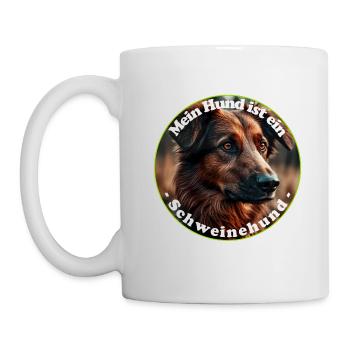 Unseren inneren Schweinehund zu besiegen - Tasse - Weiß - Links