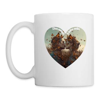 Das muss Liebe sein - Tasse - Weiß - Links