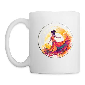Belly dancing promotes body control - Mug - white - Left