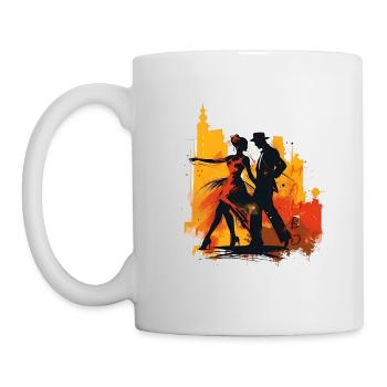 Der Mambo ist ein mitreißender Tanz - Tasse - Weiß - Links