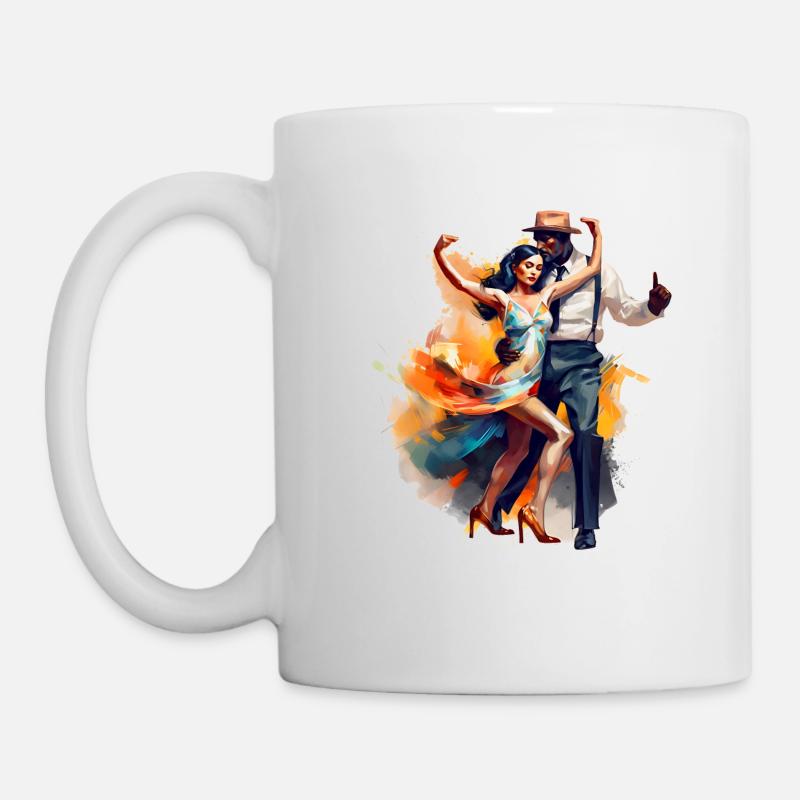 Mambo ist ein beliebter Tanz - Tasse - Weiß