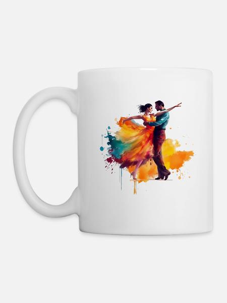 La lambada est une danse sensuelle - Mug blanc - blanc