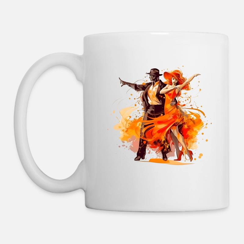 Der Pariser Tango ist eine faszinierende Tanzkunst - Tasse - Weiß
