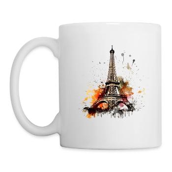 Art is omnipresent in Paris - Mug - white - Left