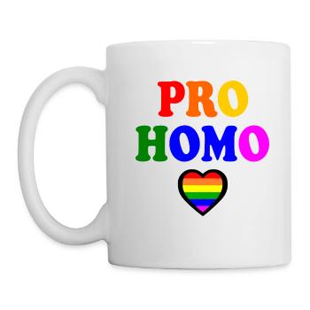Pro homo - Mug - white - Left