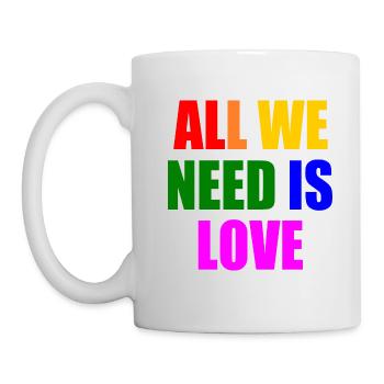 all we need is love - Mug - white - Left
