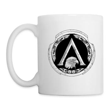 Steinadler Sparta Symbol - Tasse - Weiß - Links