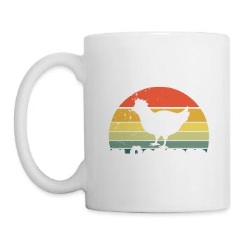 Hühner Flüsterer - Tasse - Weiß - Links