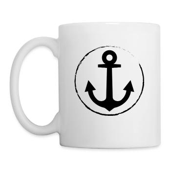 Anchor - Anchor - Maritime - Nautical - Mug - white - Left
