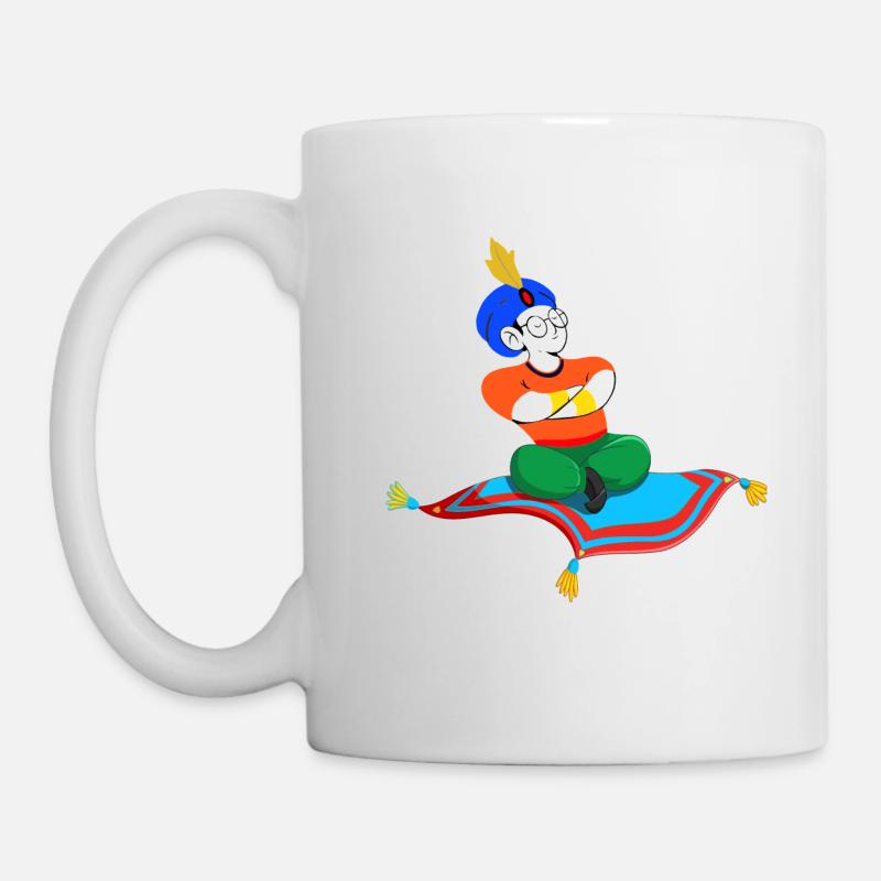 vol autonome pas de tapis de nouvelle technologie - Mug blanc - blanc