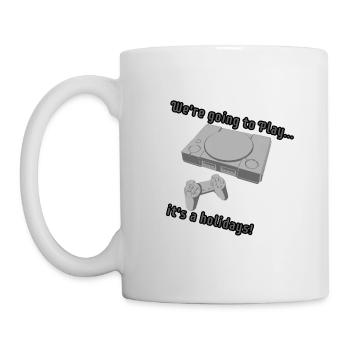 We're going to play... It's a holidays! - Mug - white - Left