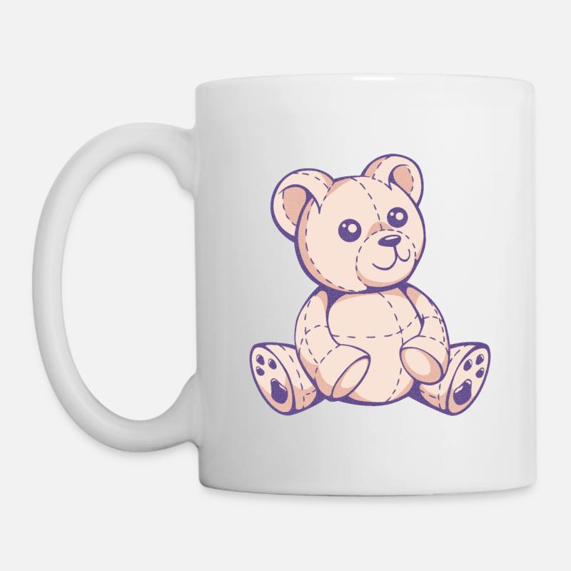 cute teddy bear - Mug - white