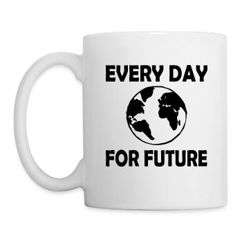 Every day for future - Mug - white - Left