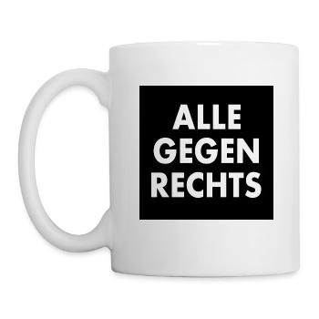 Alle bleiben hier - Tasse - Weiß - Links