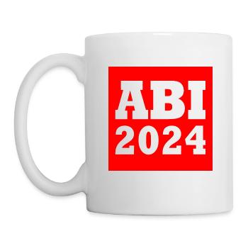 Abi 2024 - Tasse - Weiß - Links